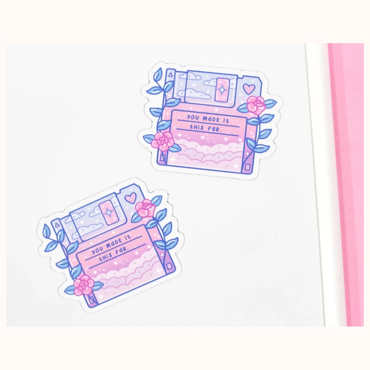 Floppy Disk Aesthetic Cute Aesthetic Fridge Board Magnet view 2