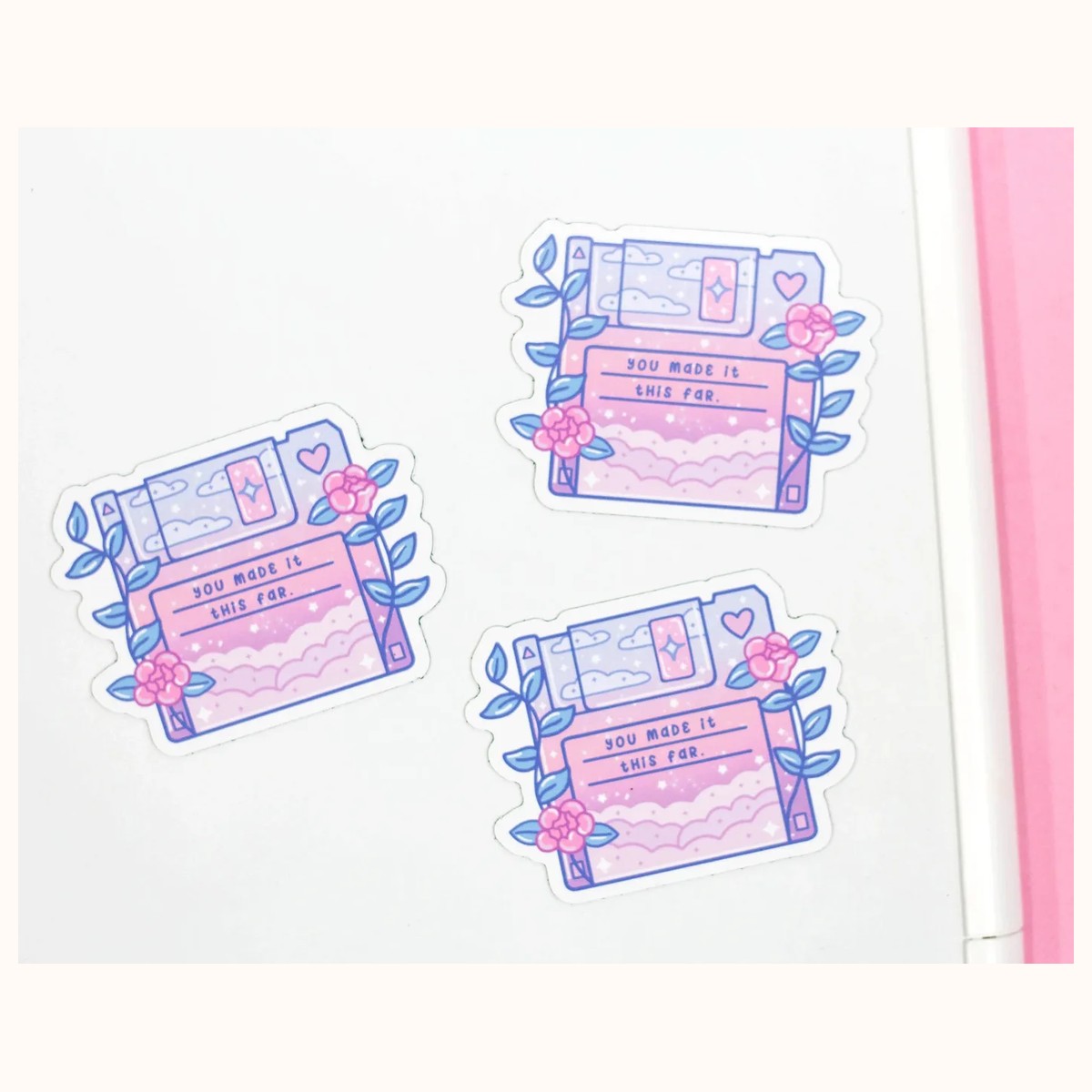 Floppy Disk Aesthetic Cute Aesthetic Fridge Board Magnet view 3