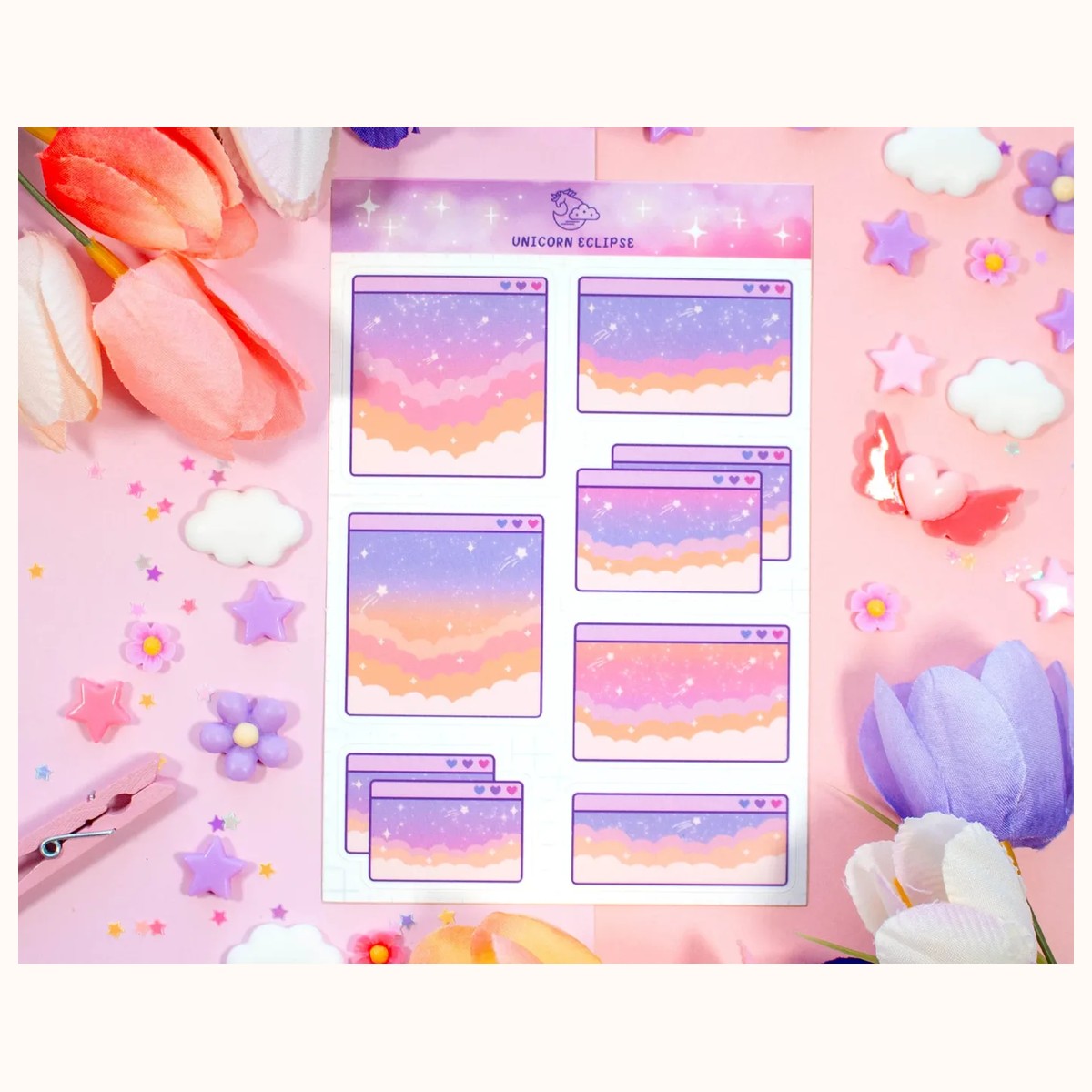 Computer Popups Version 2 Aesthetic Sticker Sheet | Planner Stickers, Kawaii Stickers, stickers from Farouk Book Store