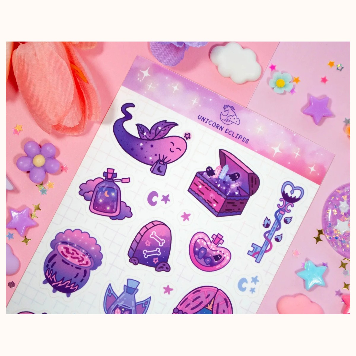 Halloween Forever Spooky Aesthetic Planner Sticker Sheet view 3