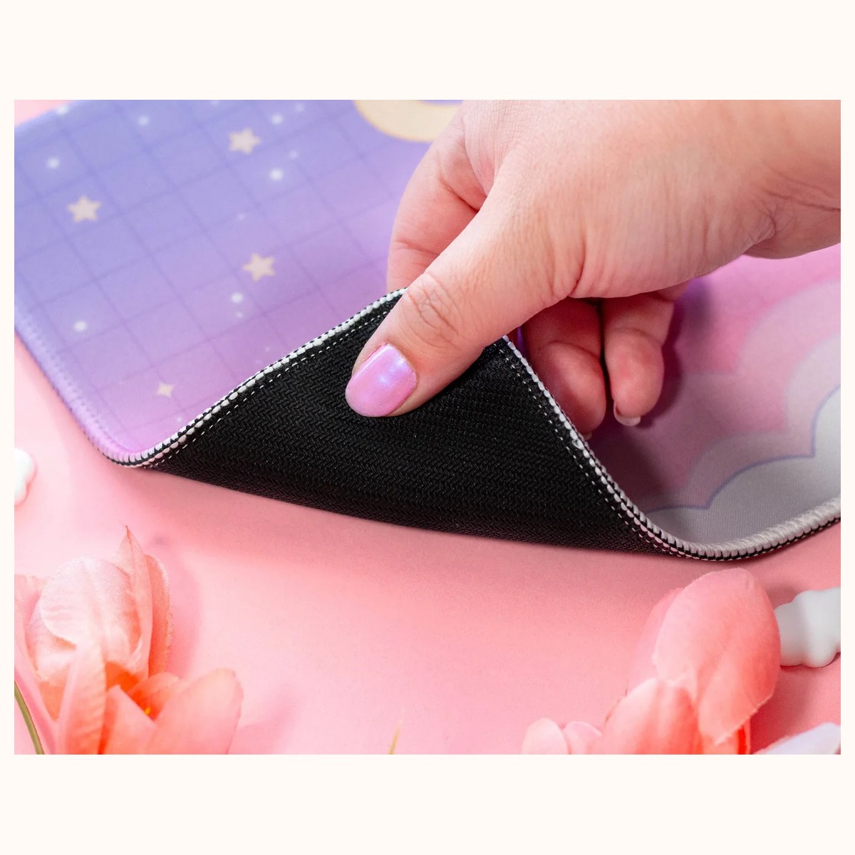 Starry Clouds Cute Mousepad view 2