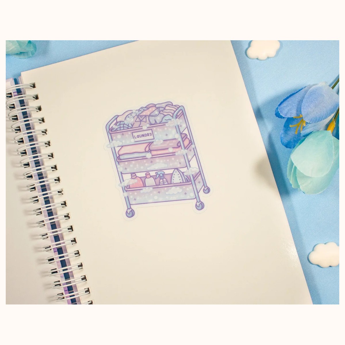 Laundromat Reusable Sticker Book view 6