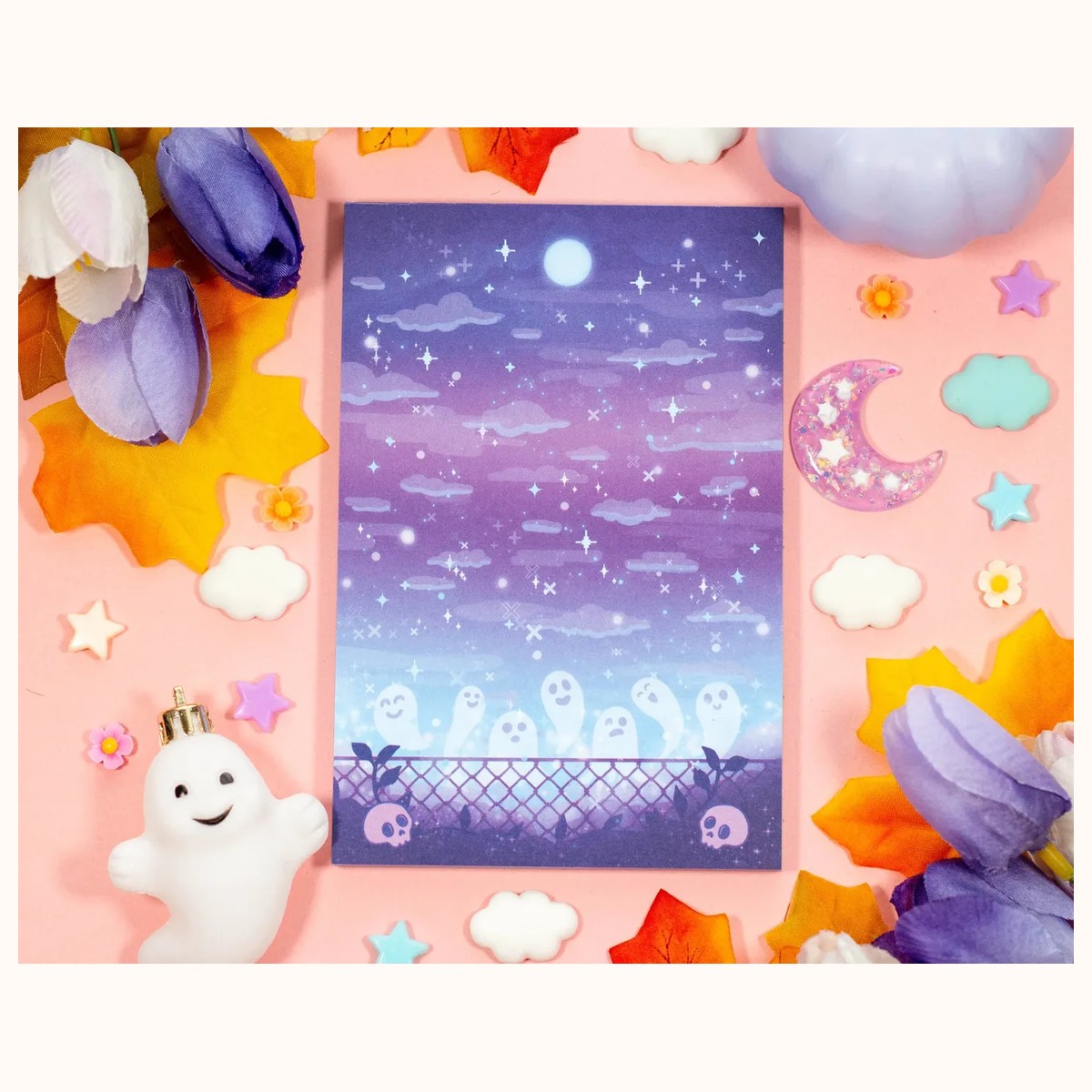 Spirit Town Notepad | Cute Dreamy Kawaii Aesthetic Stationery Memo Pad, notepads from Farouk Book Store