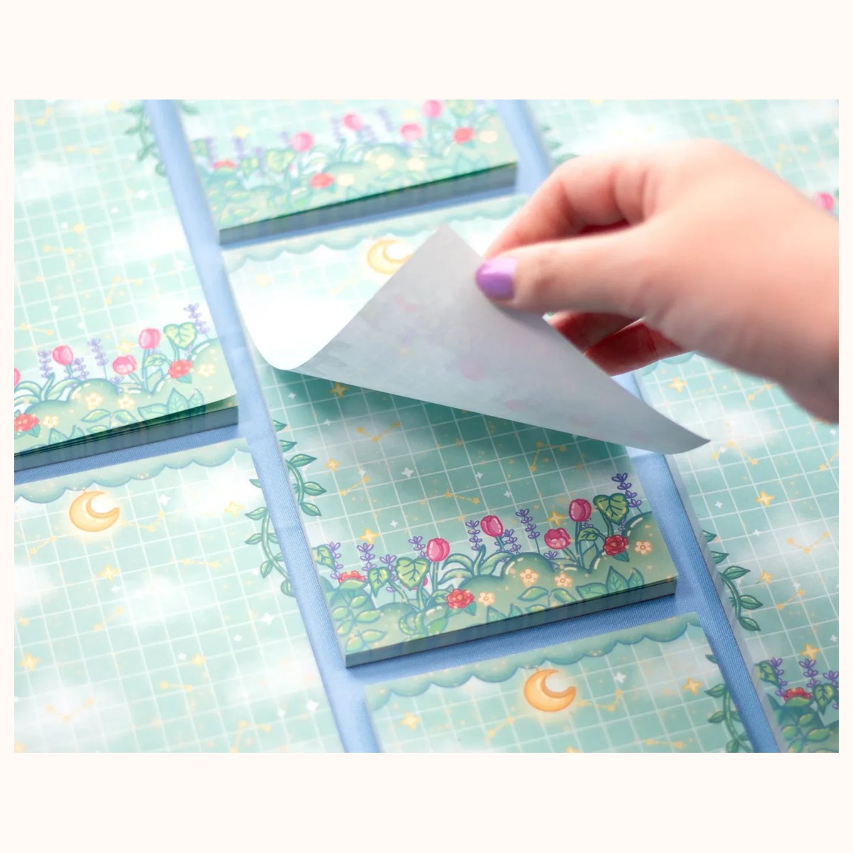 Botanical Bliss Aesthetic Memo Notepad view 2