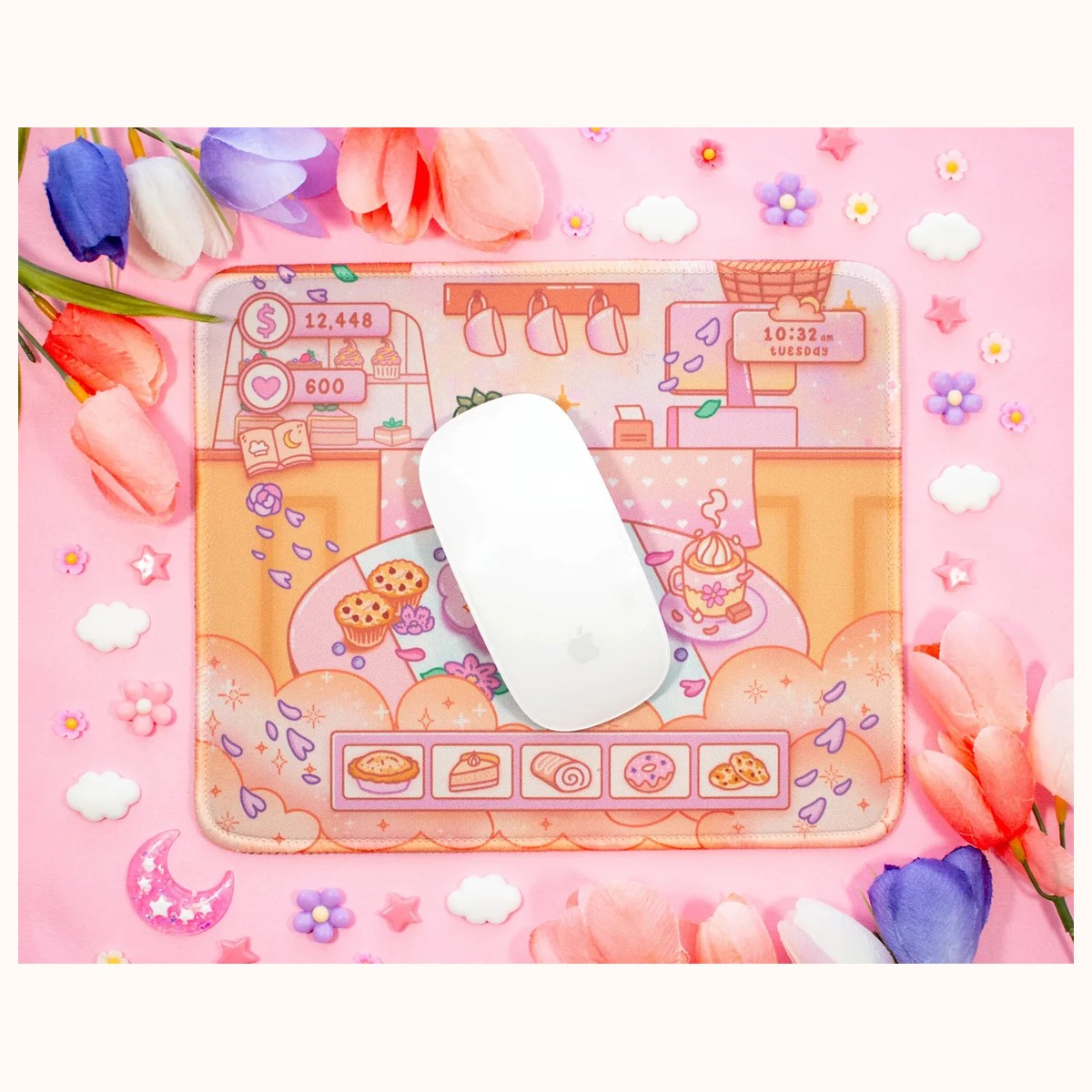 Cafe Quest Cute Mousepad view 3