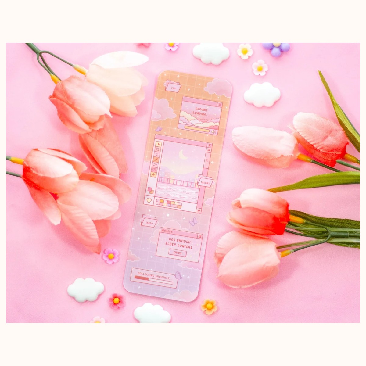 Digital Dreamscape Aesthetic Bookmark by Farouk Book Store