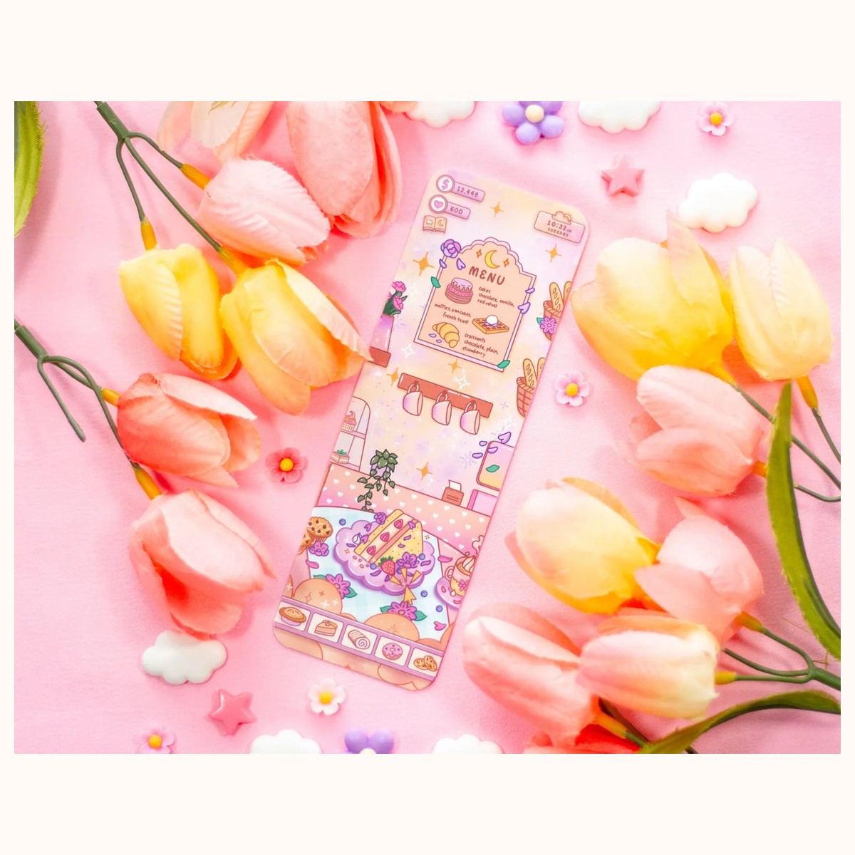 Cafe Quest Aesthetic Bookmark by Farouk Book Store