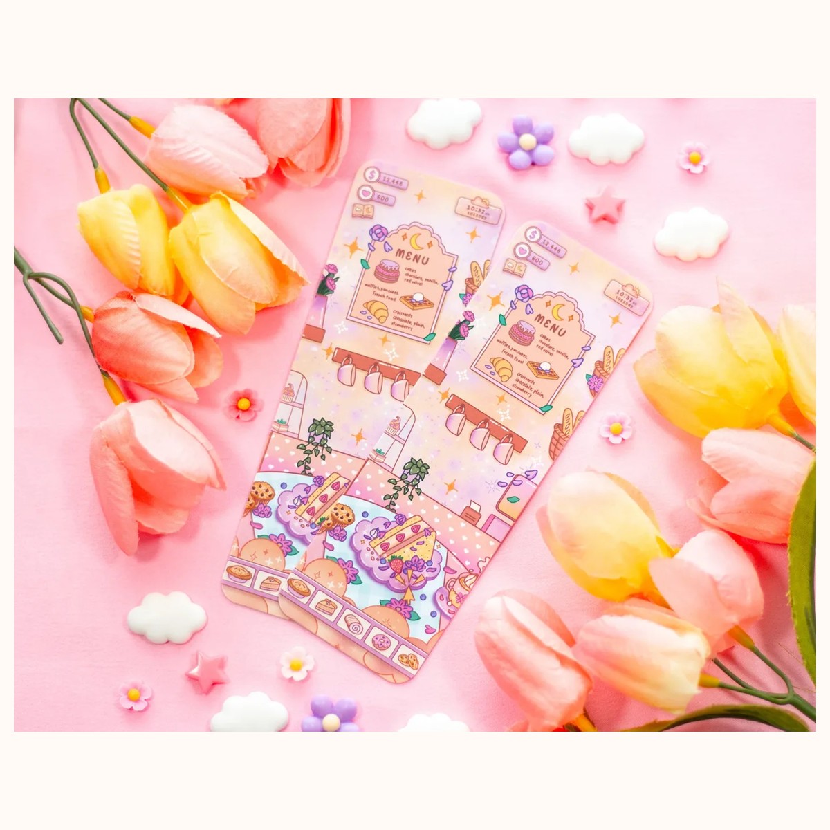 Cafe Quest Aesthetic Bookmark view 3
