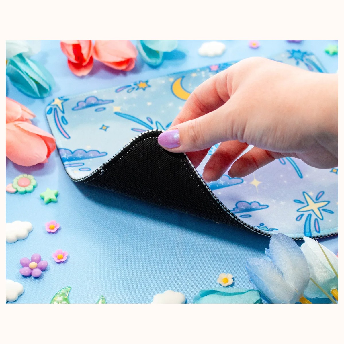Celestial Galaxy Cute Mousepad view 3