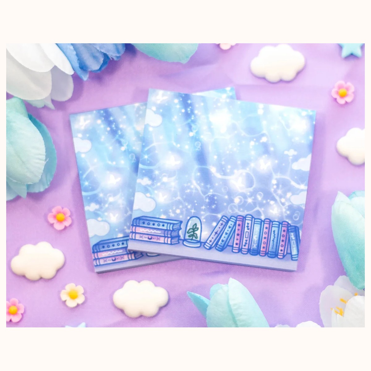 Reading Room Cute Aesthetic Sticky Notes view 3