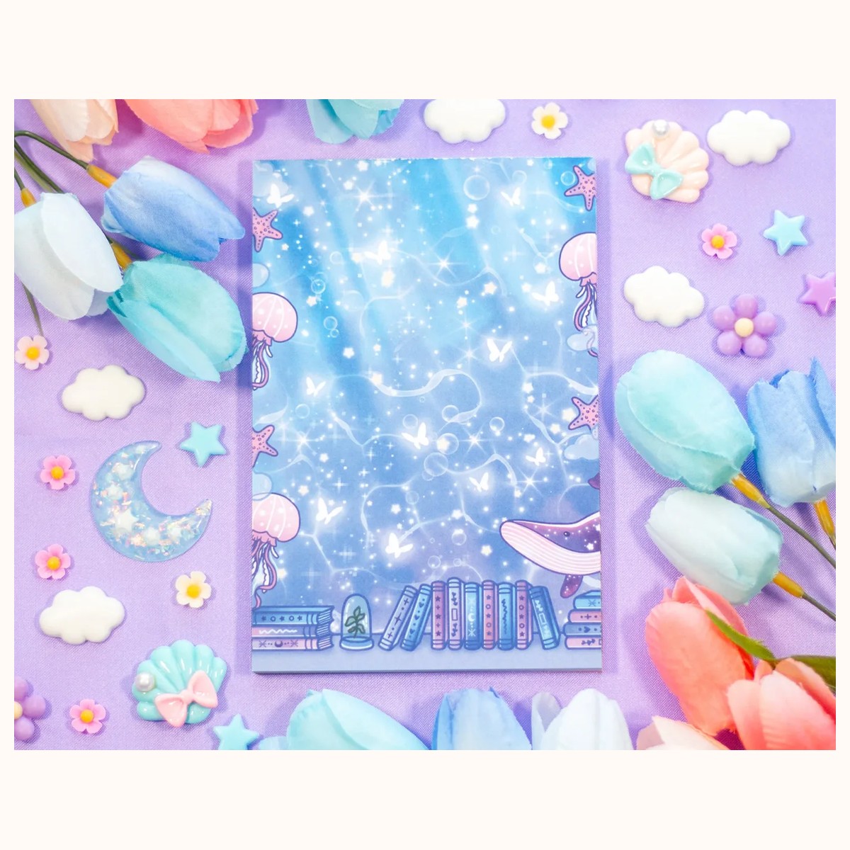 Reading Room Cute Aesthetic Memo Notepad, notepads from Farouk Book Store