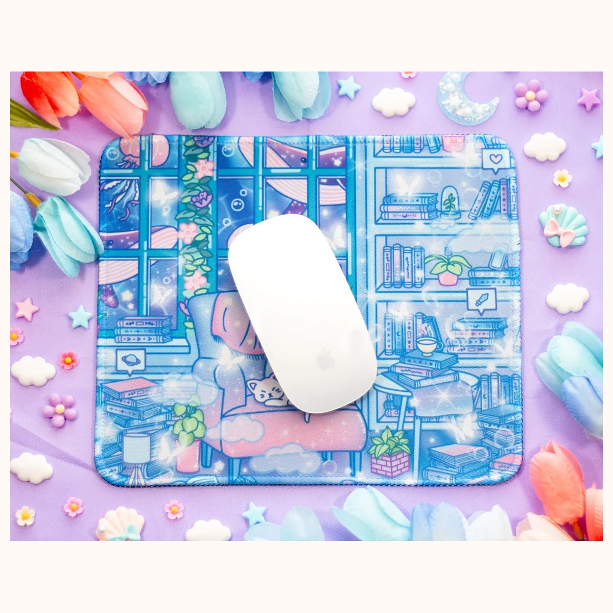 Reading Room Cute Mousepad view 3