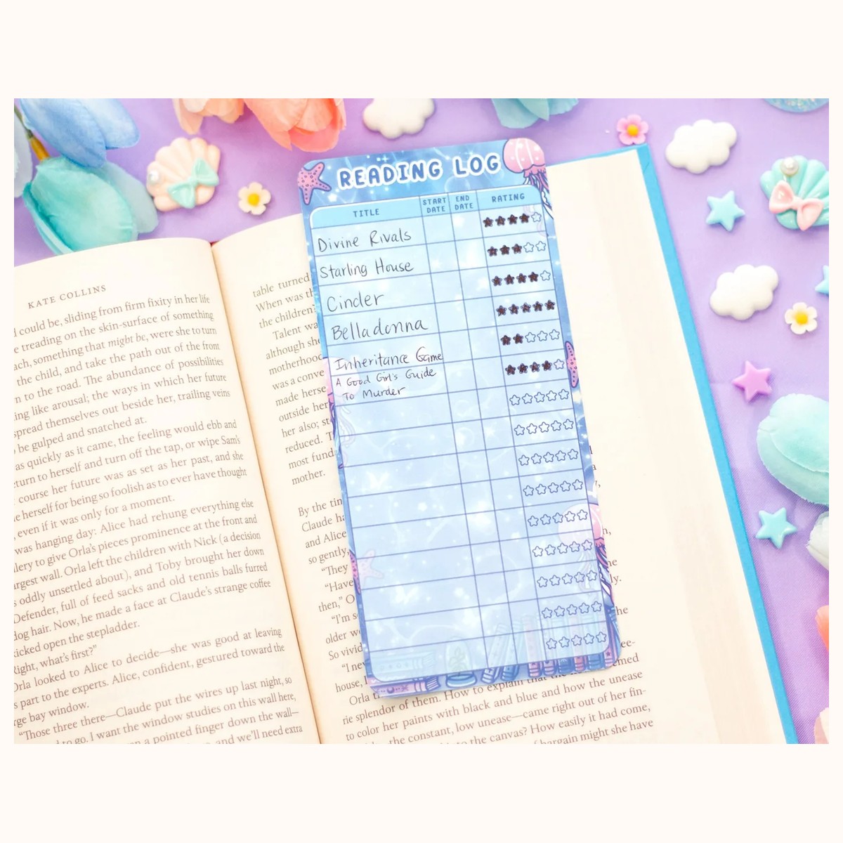 Reading Room Reading Log Bookmark view 5