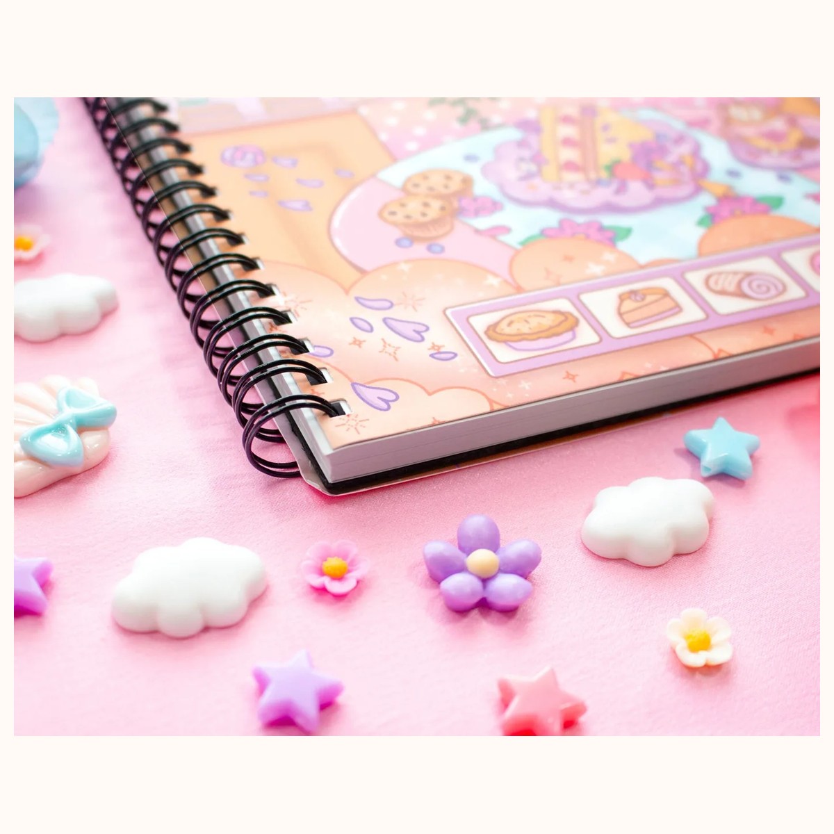 Cafe Quest Spiral Lined Notebook (7x9") view 4