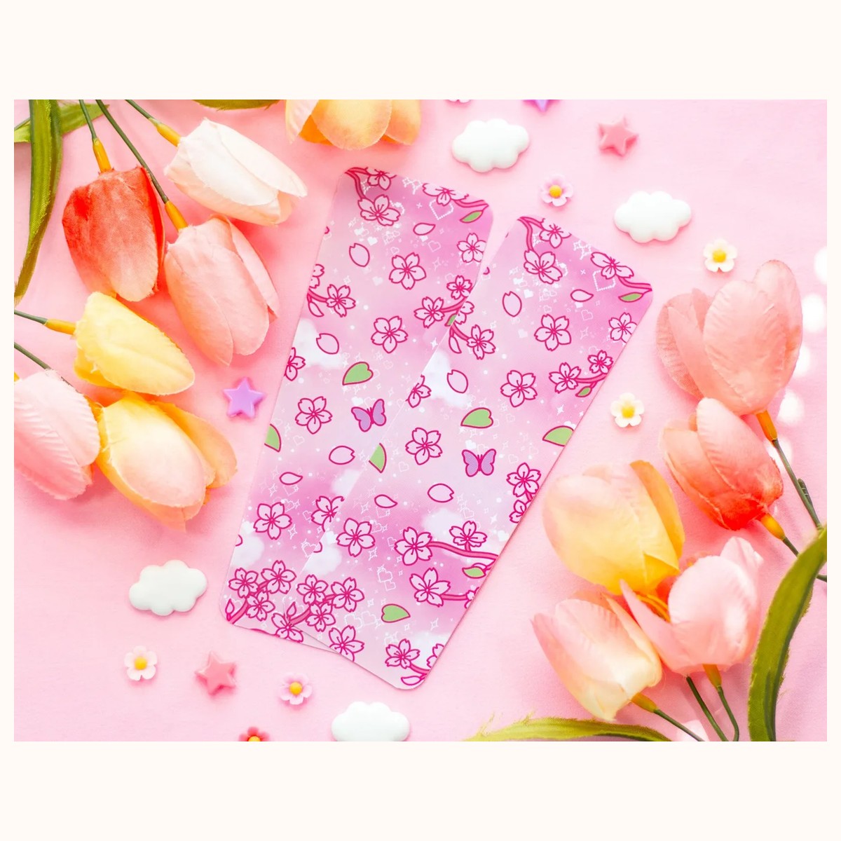 Sakura Aesthetic Bookmark view 3