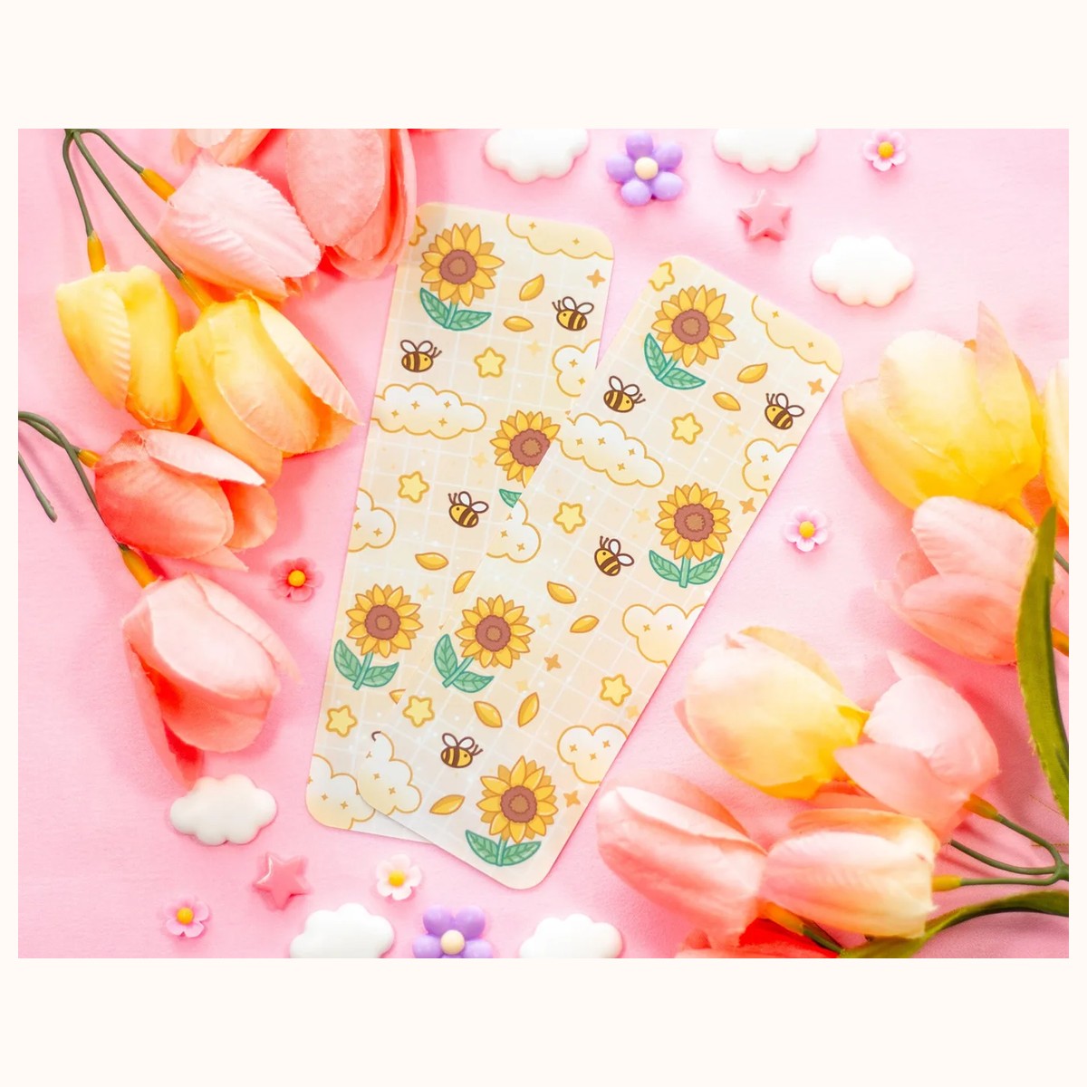 Sunflower Dreams Aesthetic Bookmark view 3