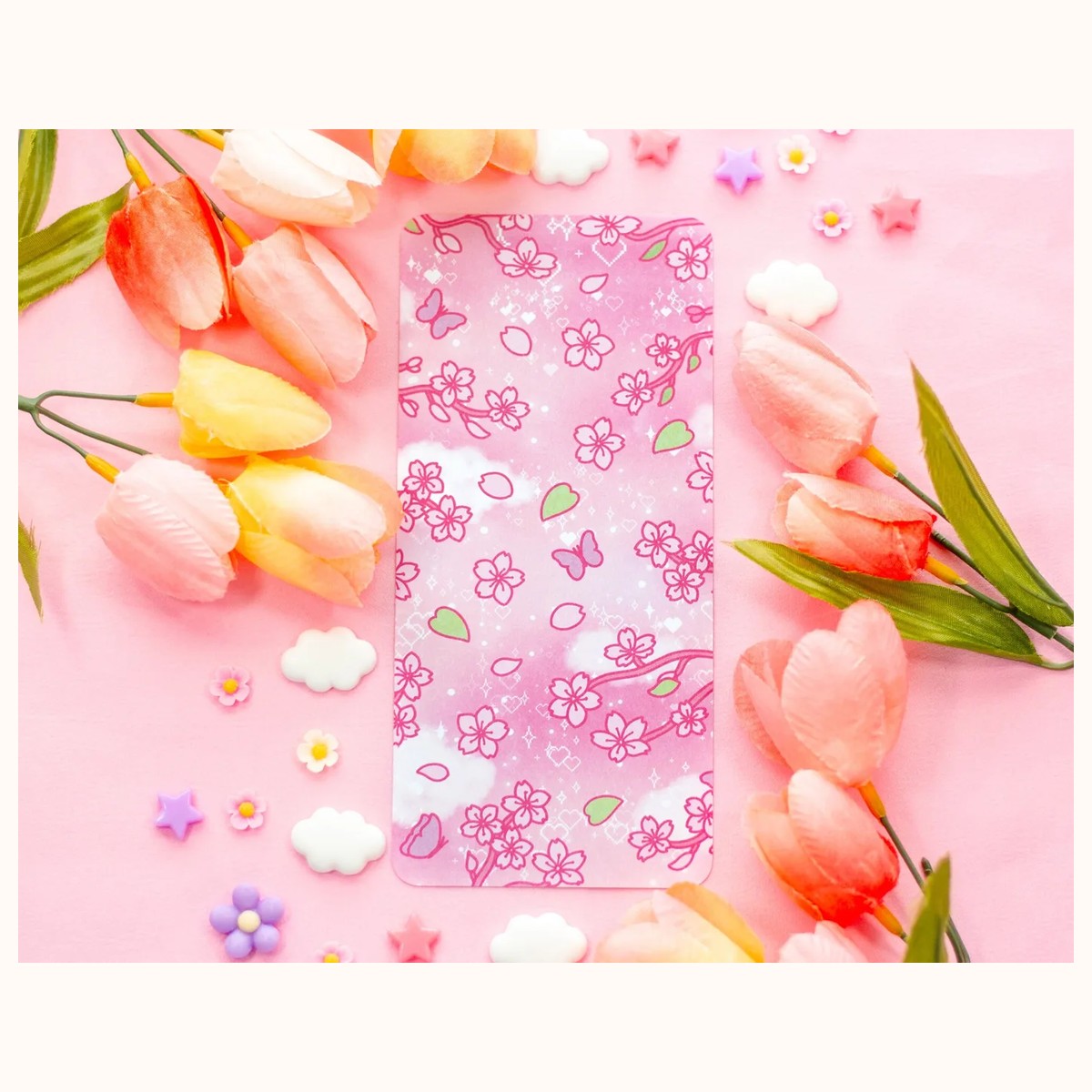 Sakura Reading Log Bookmark view 5
