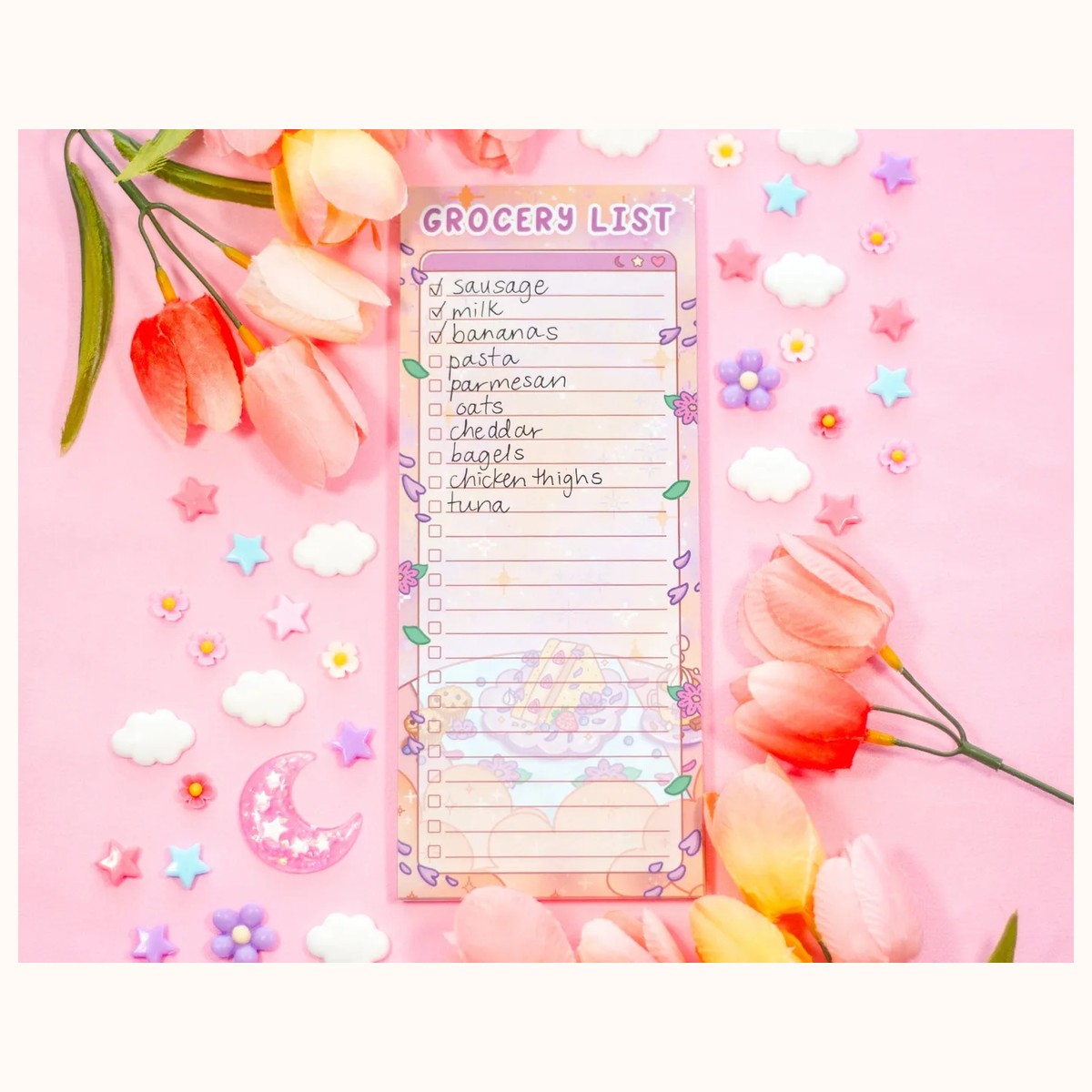 Cafe Quest Grocery List Notepad view 3
