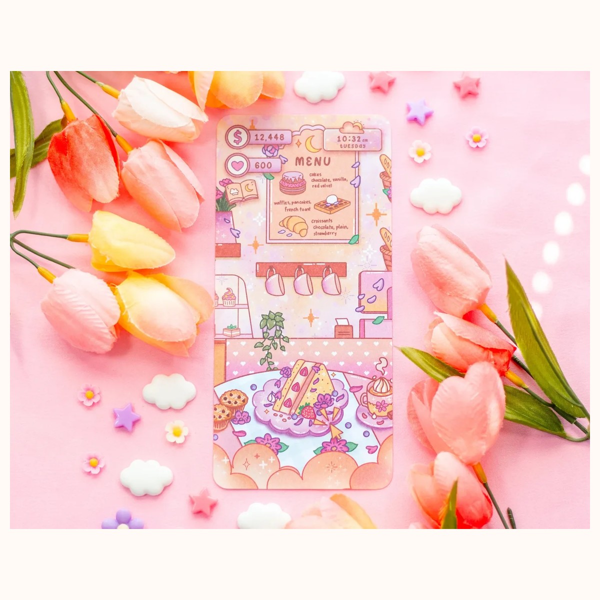 Cafe Quest Reading Log Bookmark view 5