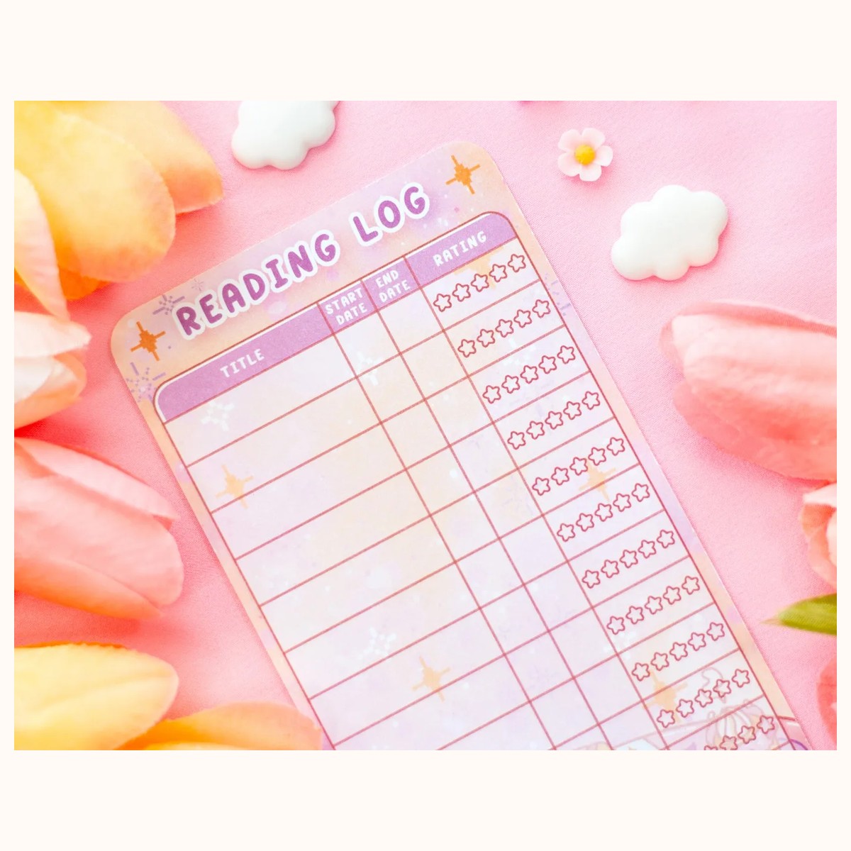 Cafe Quest Reading Log Bookmark view 6