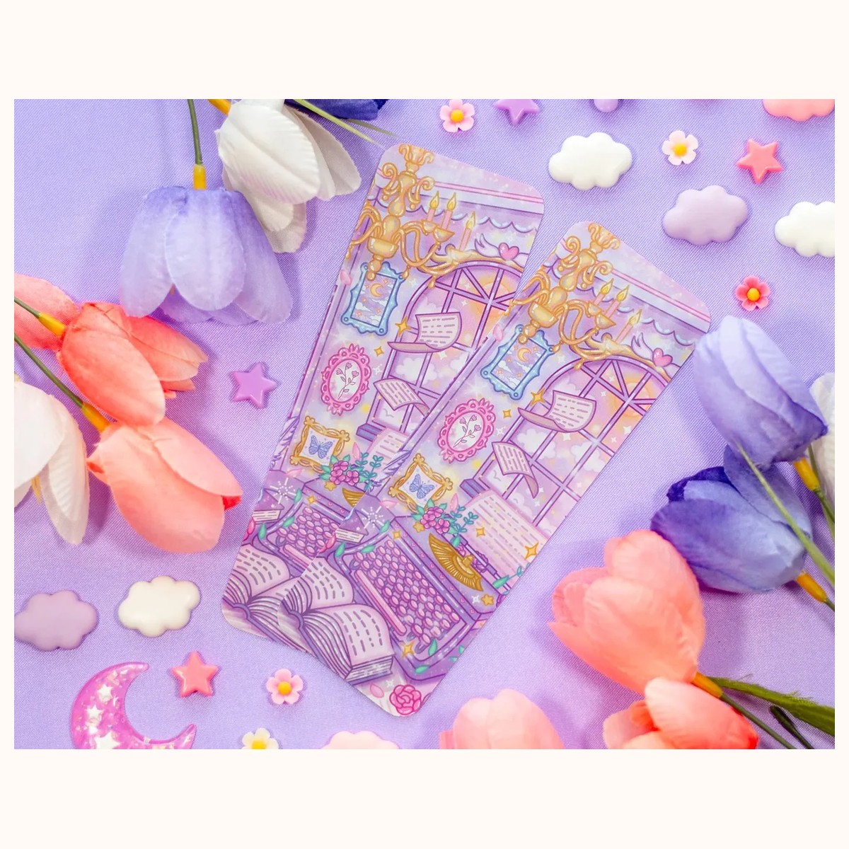 Pastel Academia Cute Aesthetic Bookmark view 3