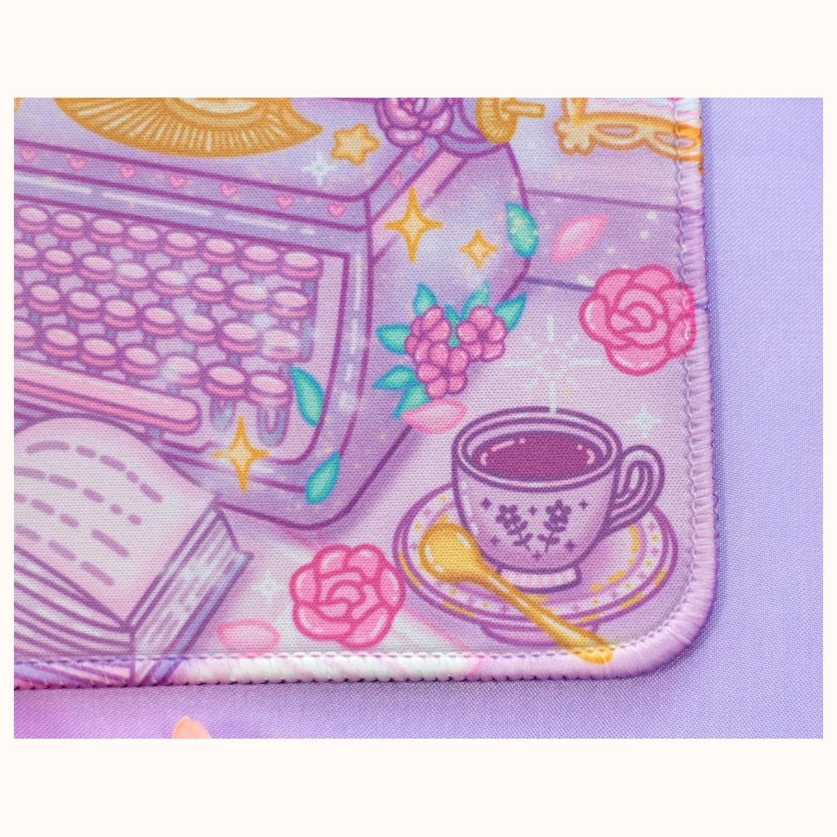 Pastel Academia Cute Mousepad view 4