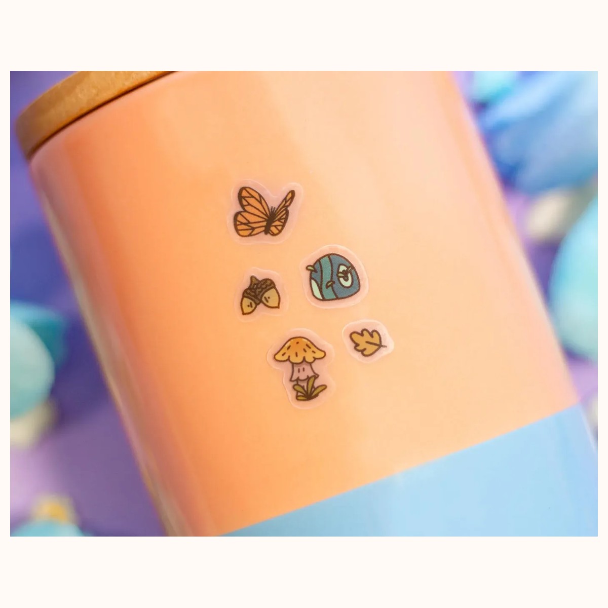 Forest Finds Deco CLEAR Sticker Sheet | Planner Stickers, Decorative Stickers view 3