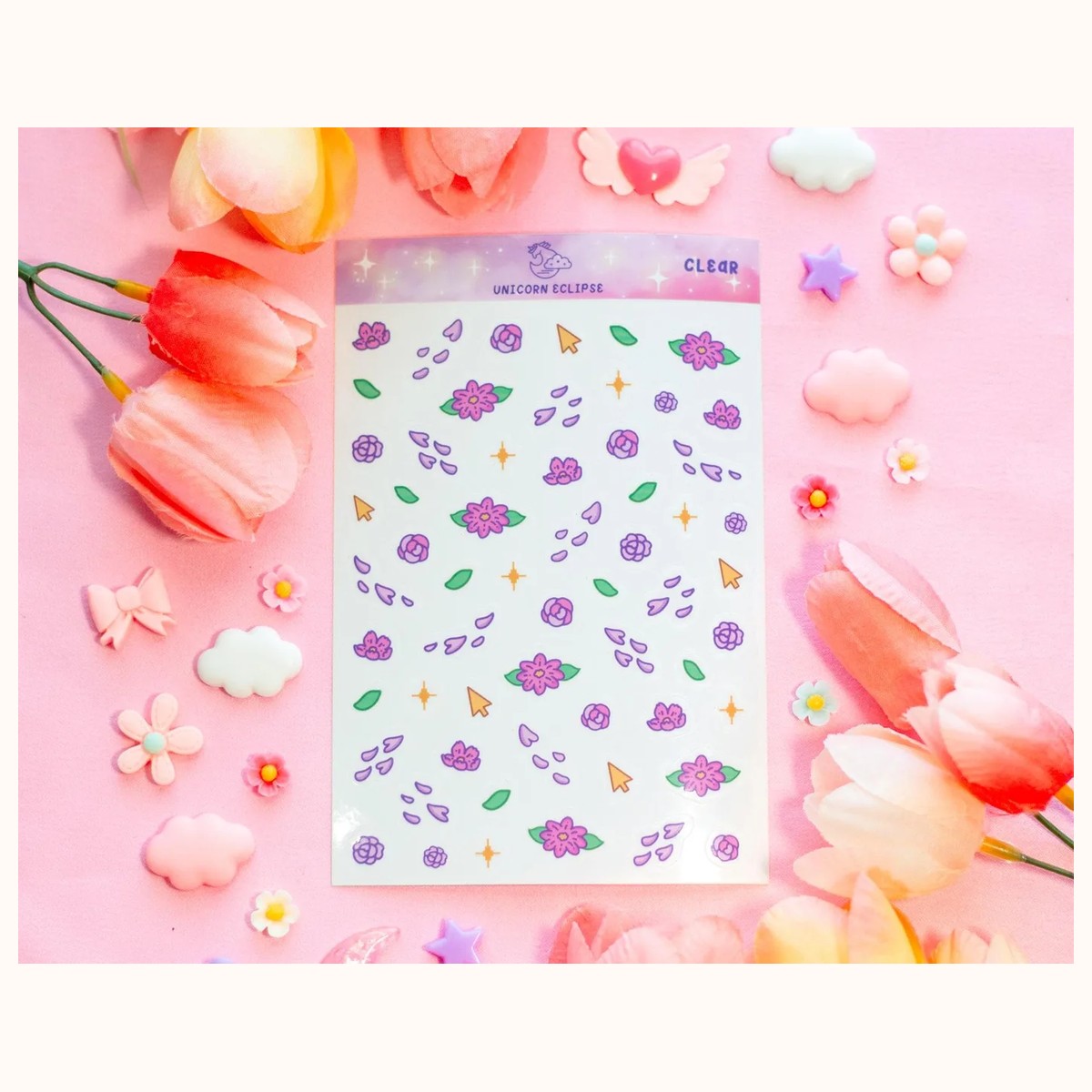 Cafe Quest Deco CLEAR Sticker Sheet | Planner Stickers, Decorative Stickers, stickers from Farouk Book Store