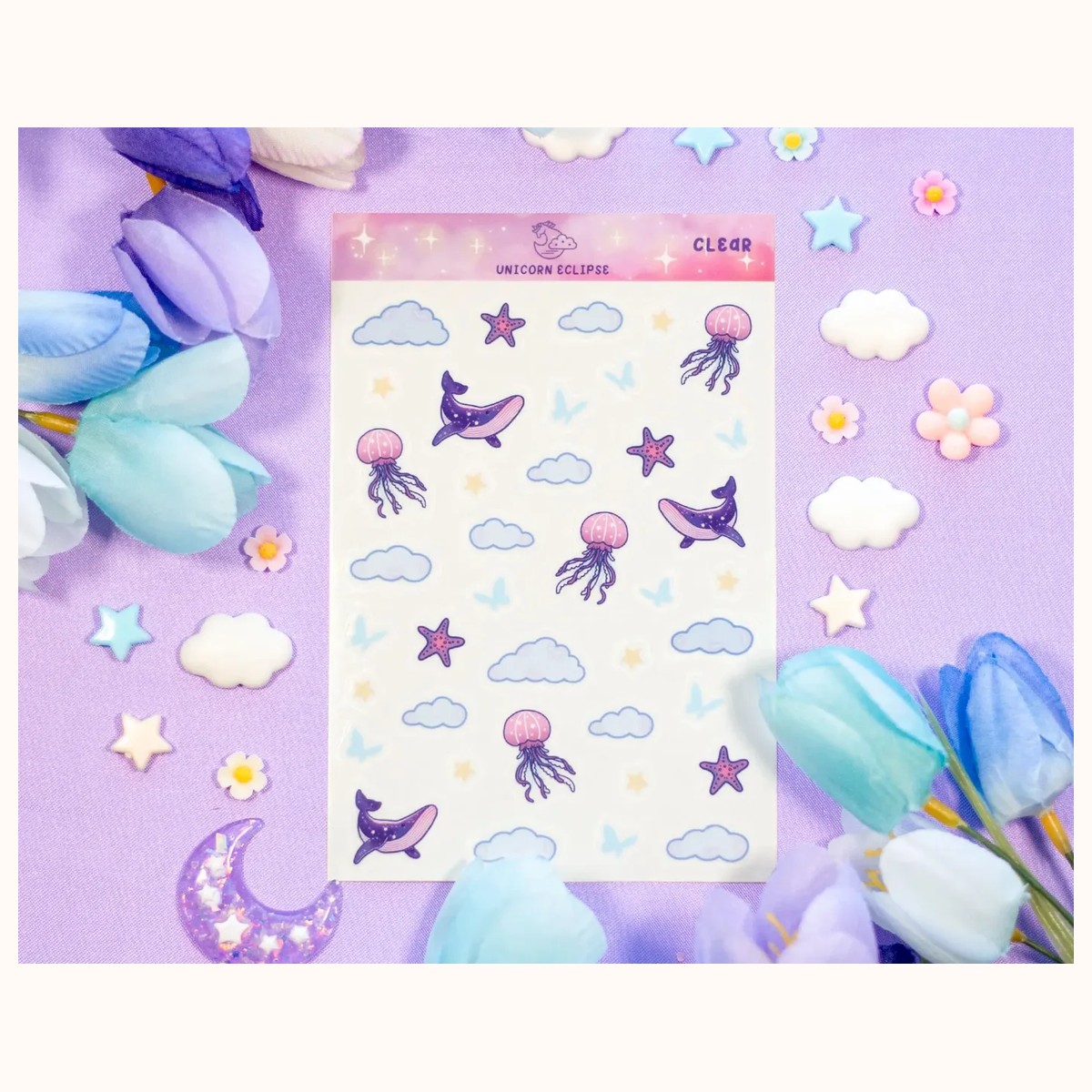 Reading Room Deco CLEAR Sticker Sheet | Planner Stickers, Decorative Stickers, stickers from Farouk Book Store