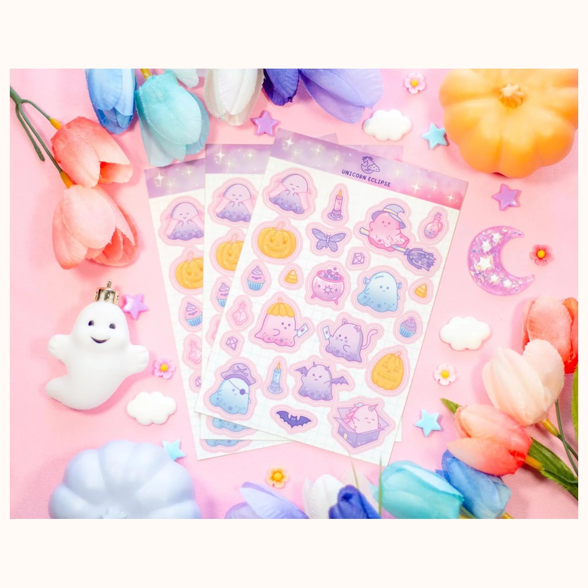 Boo Bash Cute Planner Sticker Sheet view 3