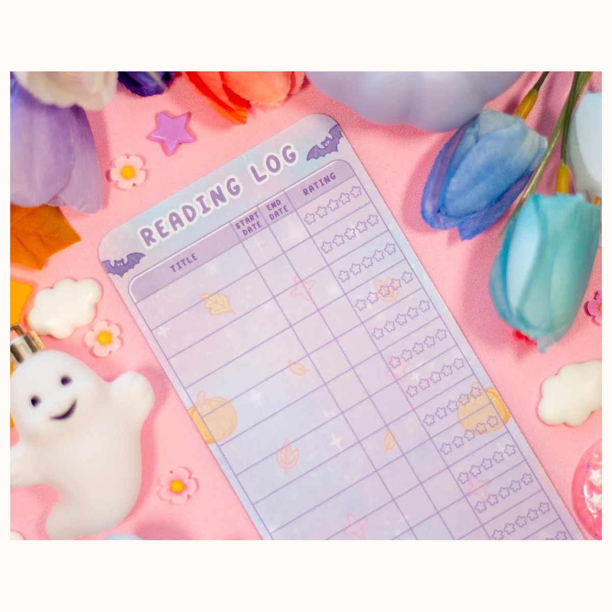 Boo Bash Reading Log Bookmark view 4