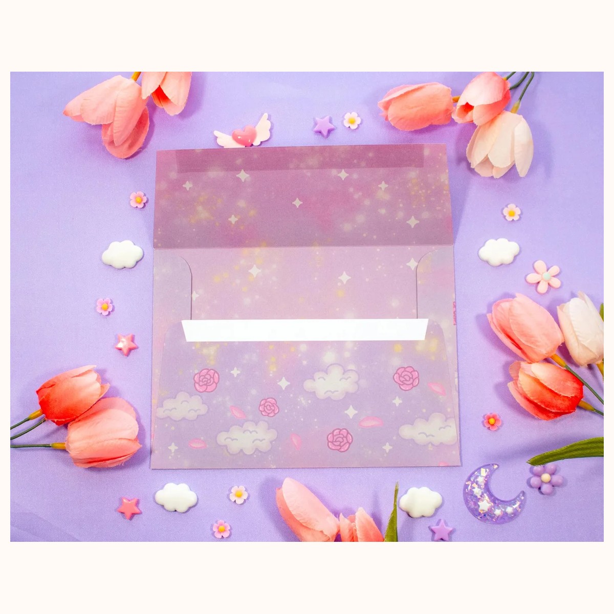 Pastel Academia Envelopes | Stationery Envelope Set view 3