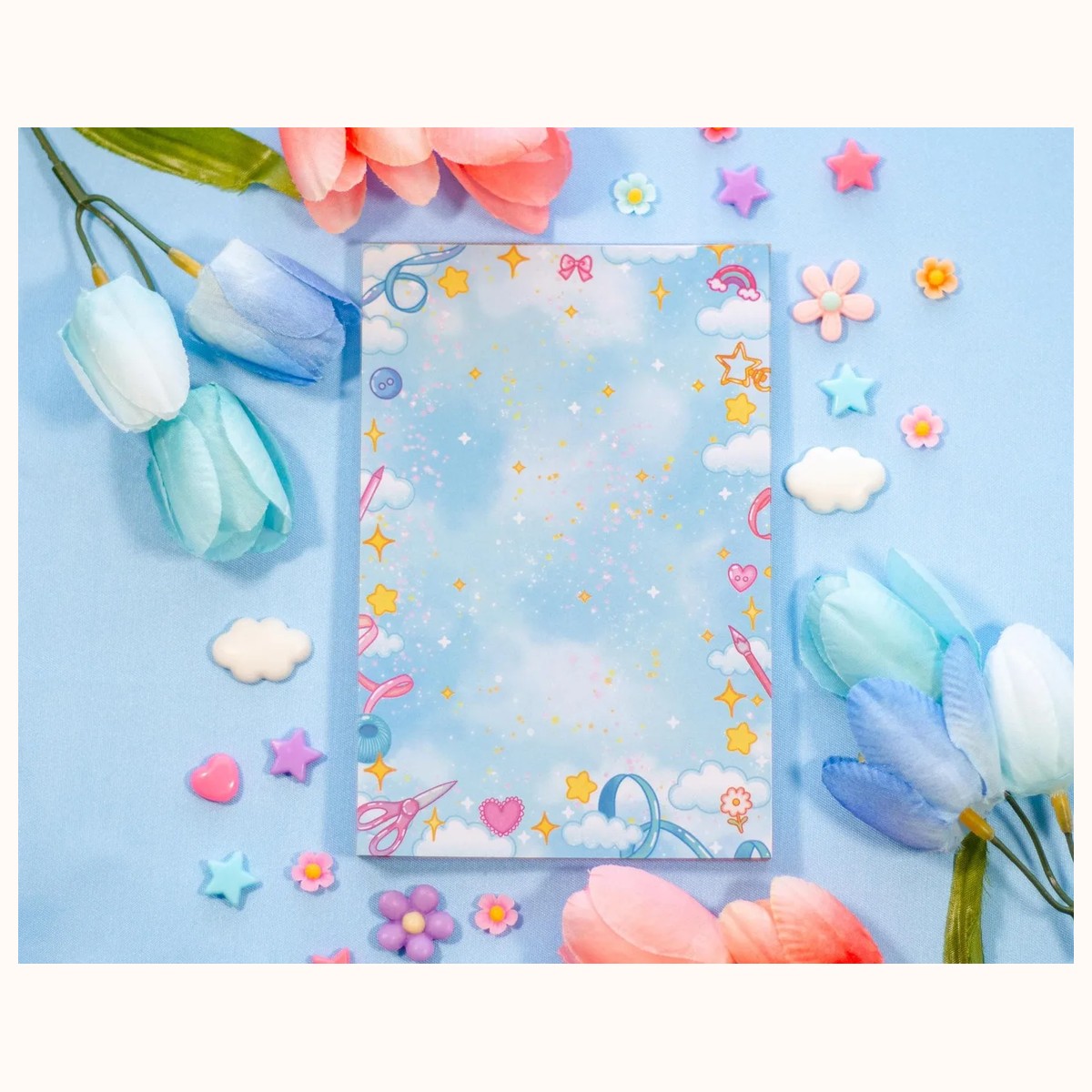 Craft Time Notepad | Cute Dreamy Kawaii Aesthetic Stationery Memo Pad, notepads from Farouk Book Store