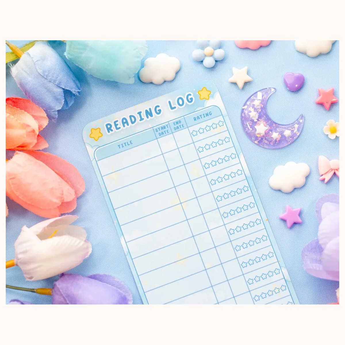 Craft Time Reading Log Bookmark view 4
