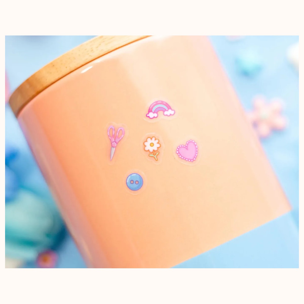 Craft Time Deco CLEAR Sticker Sheet | Planner Stickers, Decorative Stickers view 4