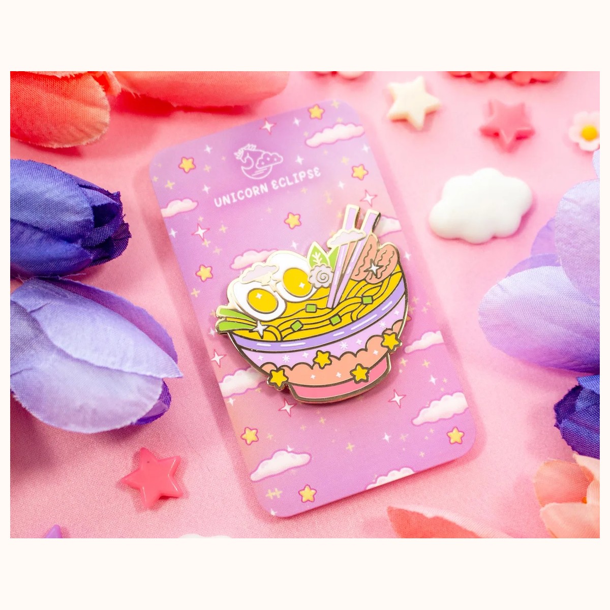 Ramen Bowl Enamel Pin view 6