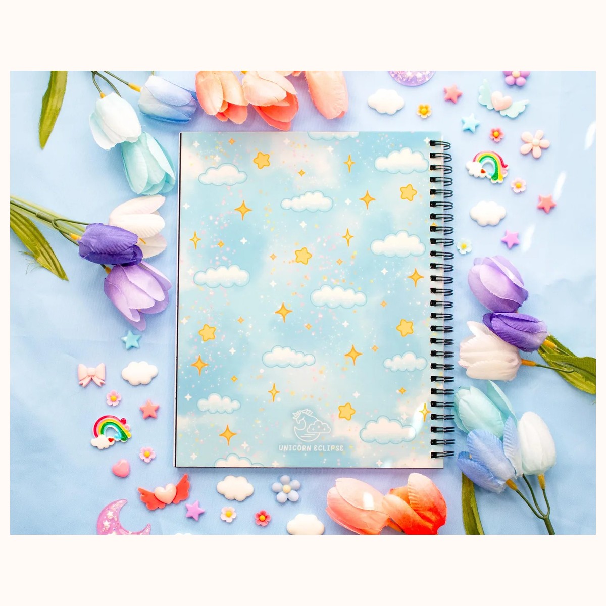 Craft Time Spiral Lined Notebook (7x9") view 2