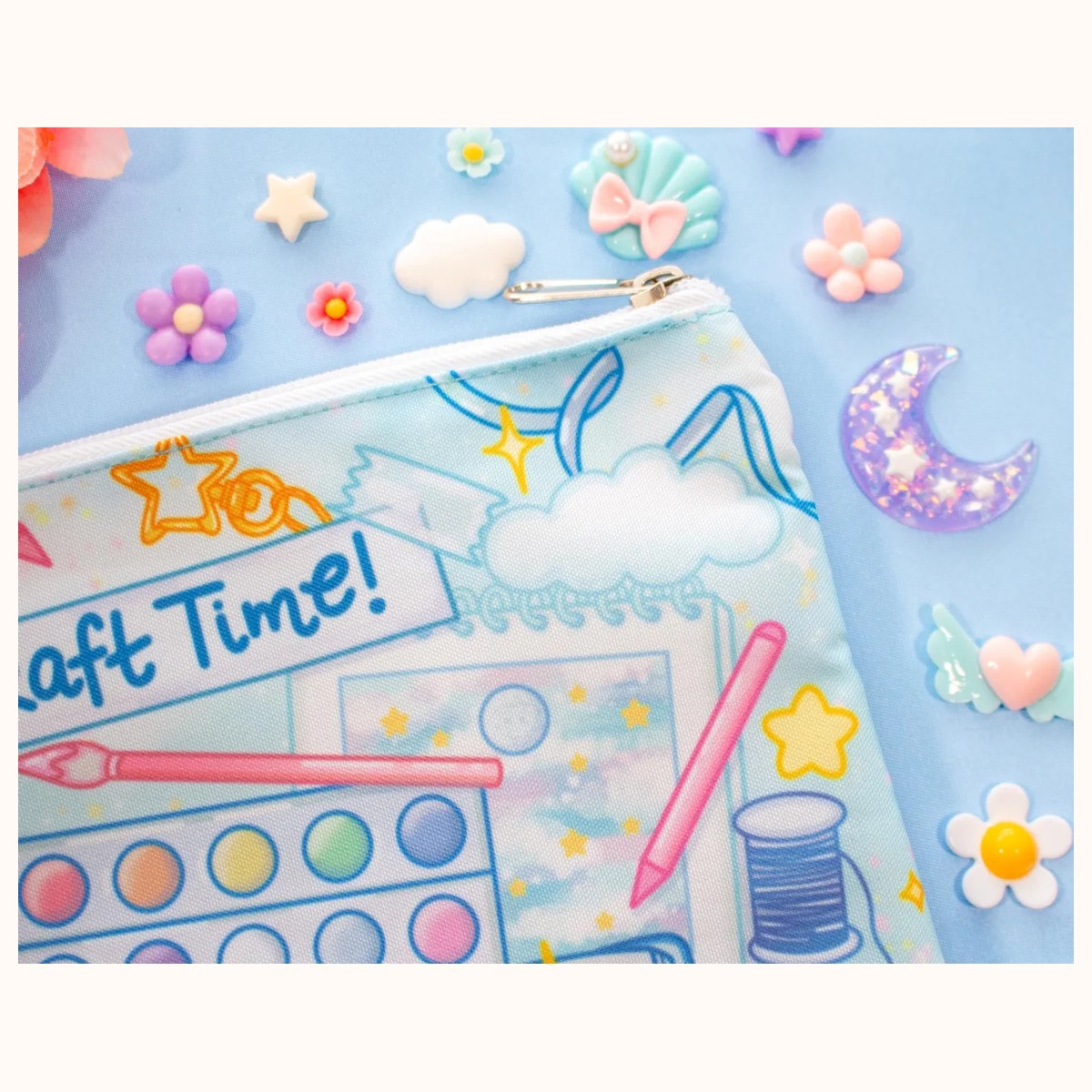 Craft Time Book Sleeve With Zipper and Pocket view 3