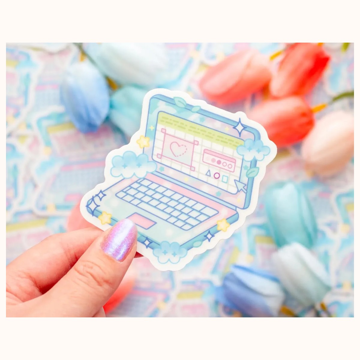 Spreadsheets STEM Aesthetic Cute Vinyl Sticker, stickers from Farouk Book Store