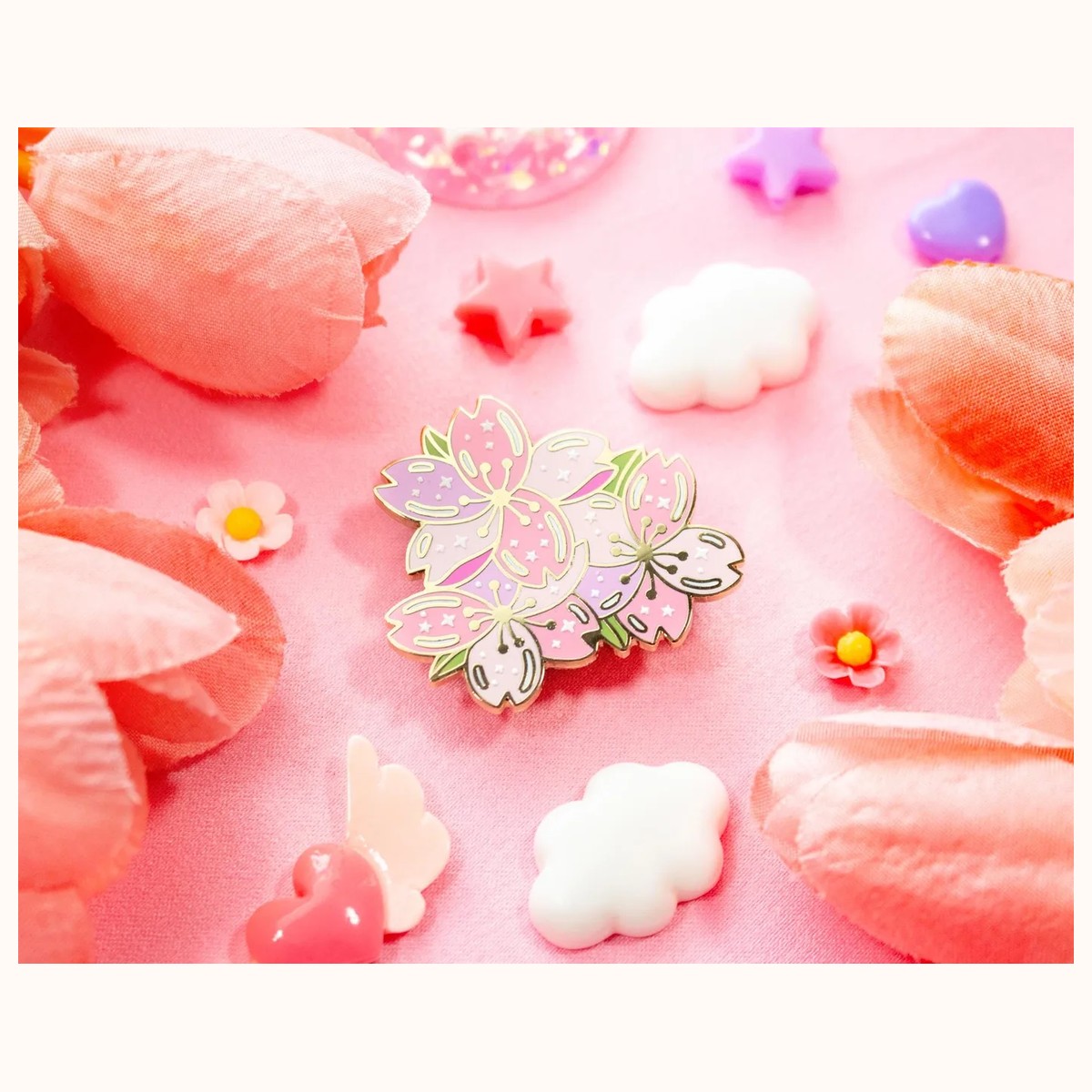 Sakura Enamel Pin view 5