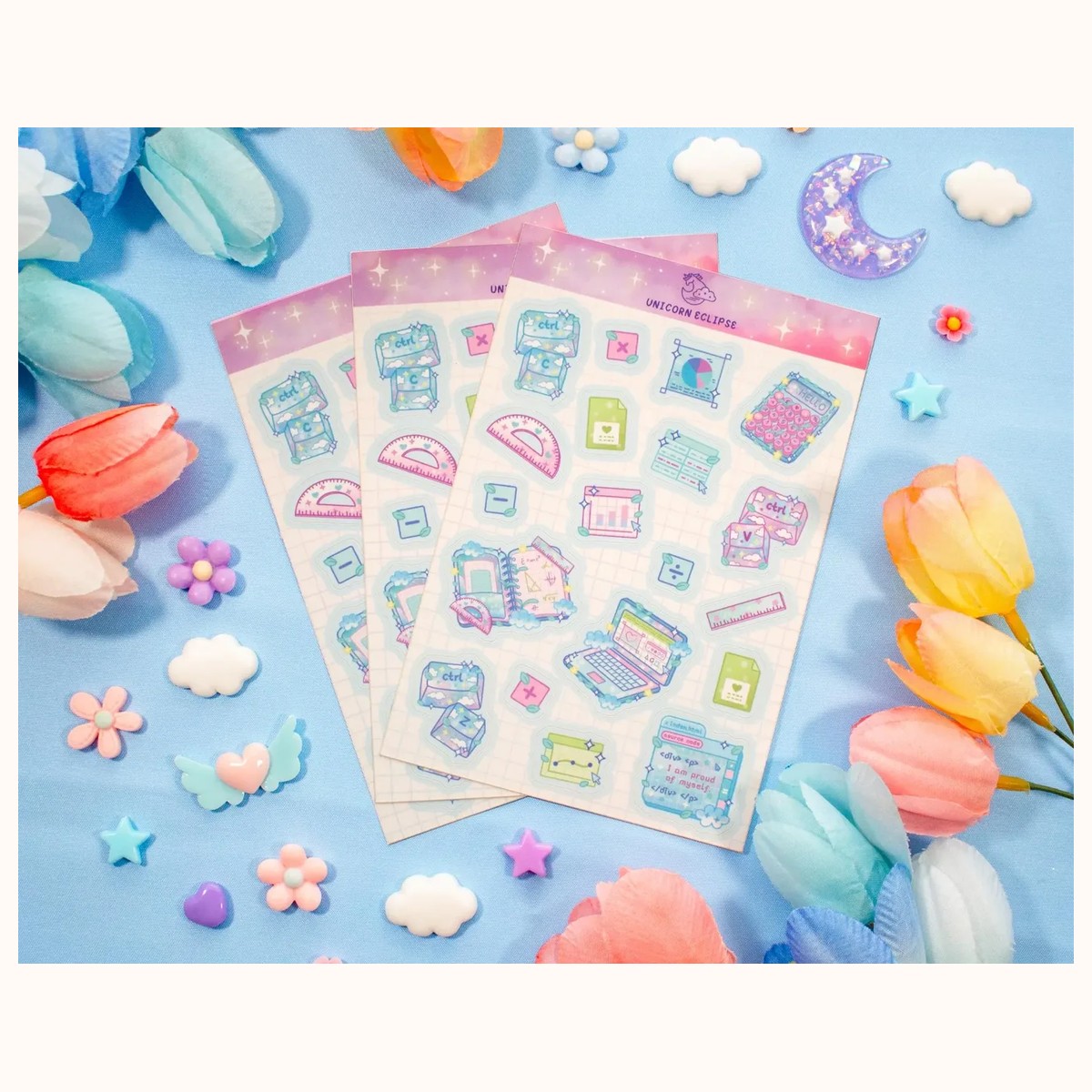 Soft Systems STEM Cute Planner Sticker Sheet view 3