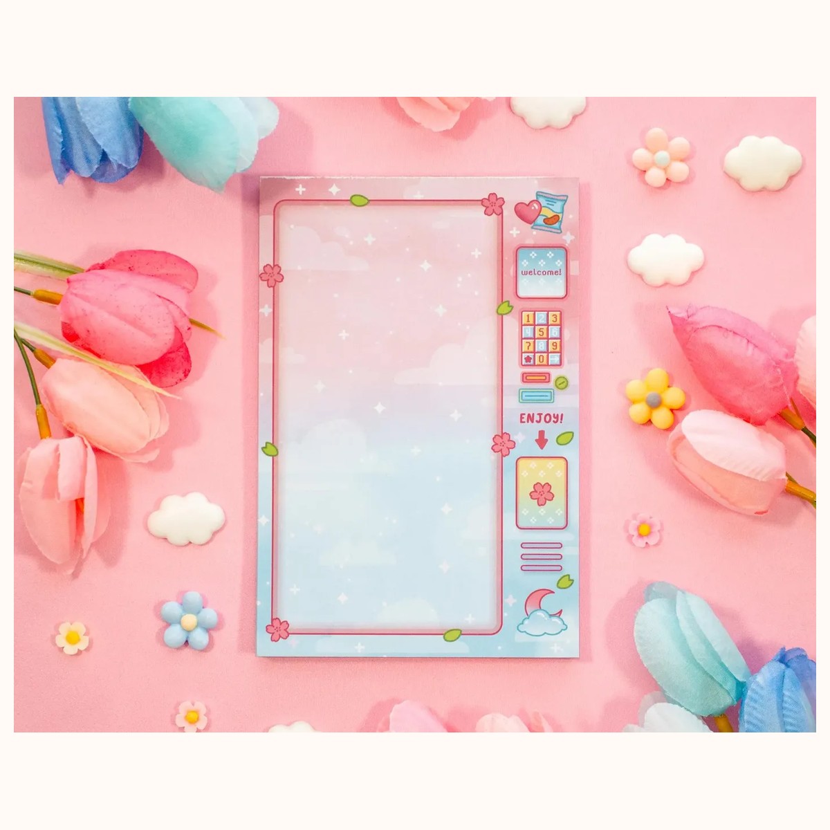 Mini Mart Notepad | Cute Dreamy Kawaii Aesthetic Stationery Memo Pad, notepads from Farouk Book Store