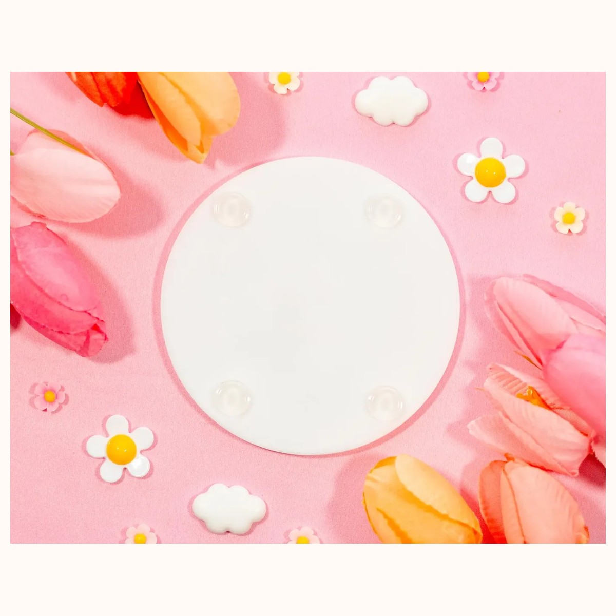 Study Break Acrylic Coaster | Kawaii Drinks Coaster Home Decor Accessories view 3