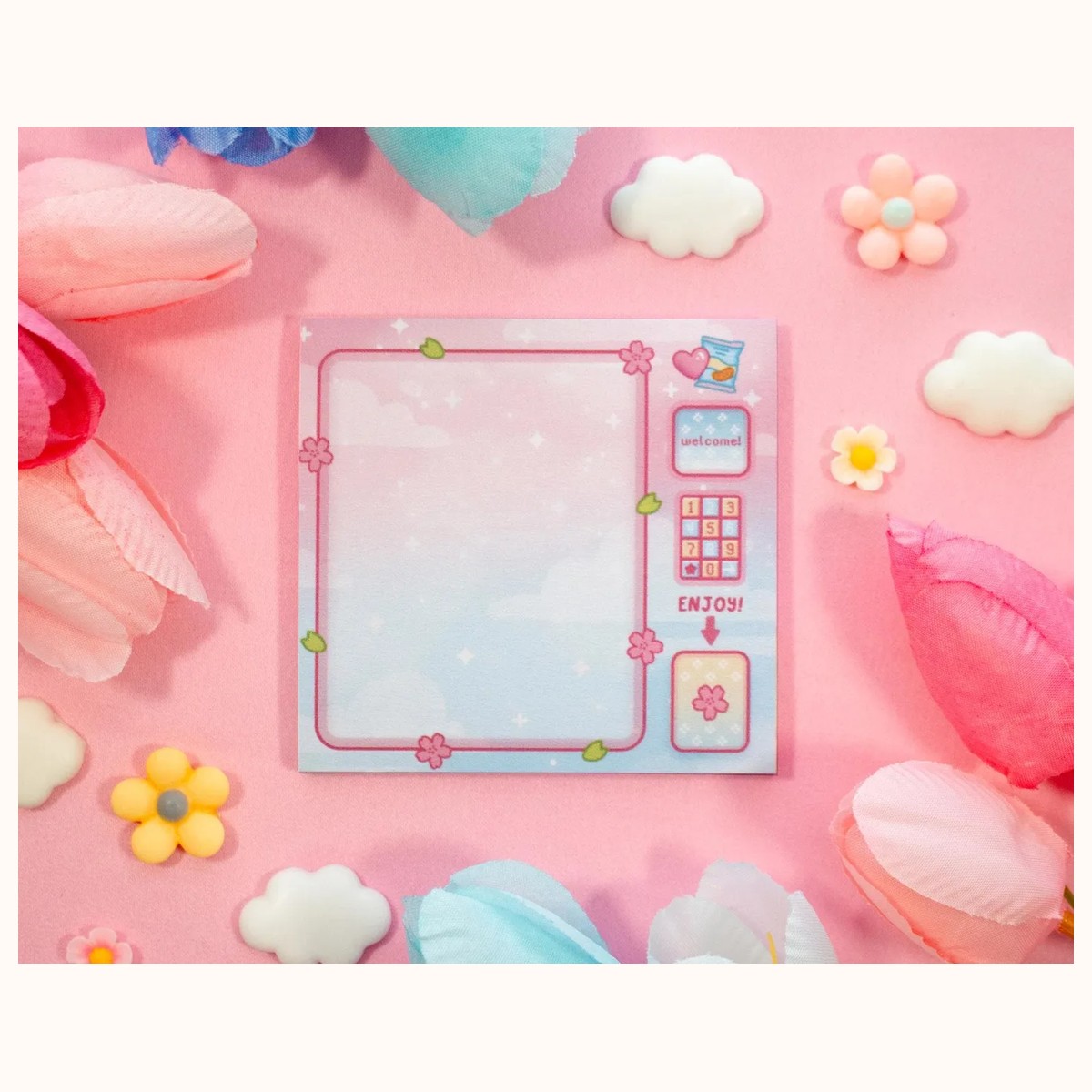 Mini Mart Sticky Note Memo Pad | Kawaii Aesthetic, notepads from Farouk Book Store
