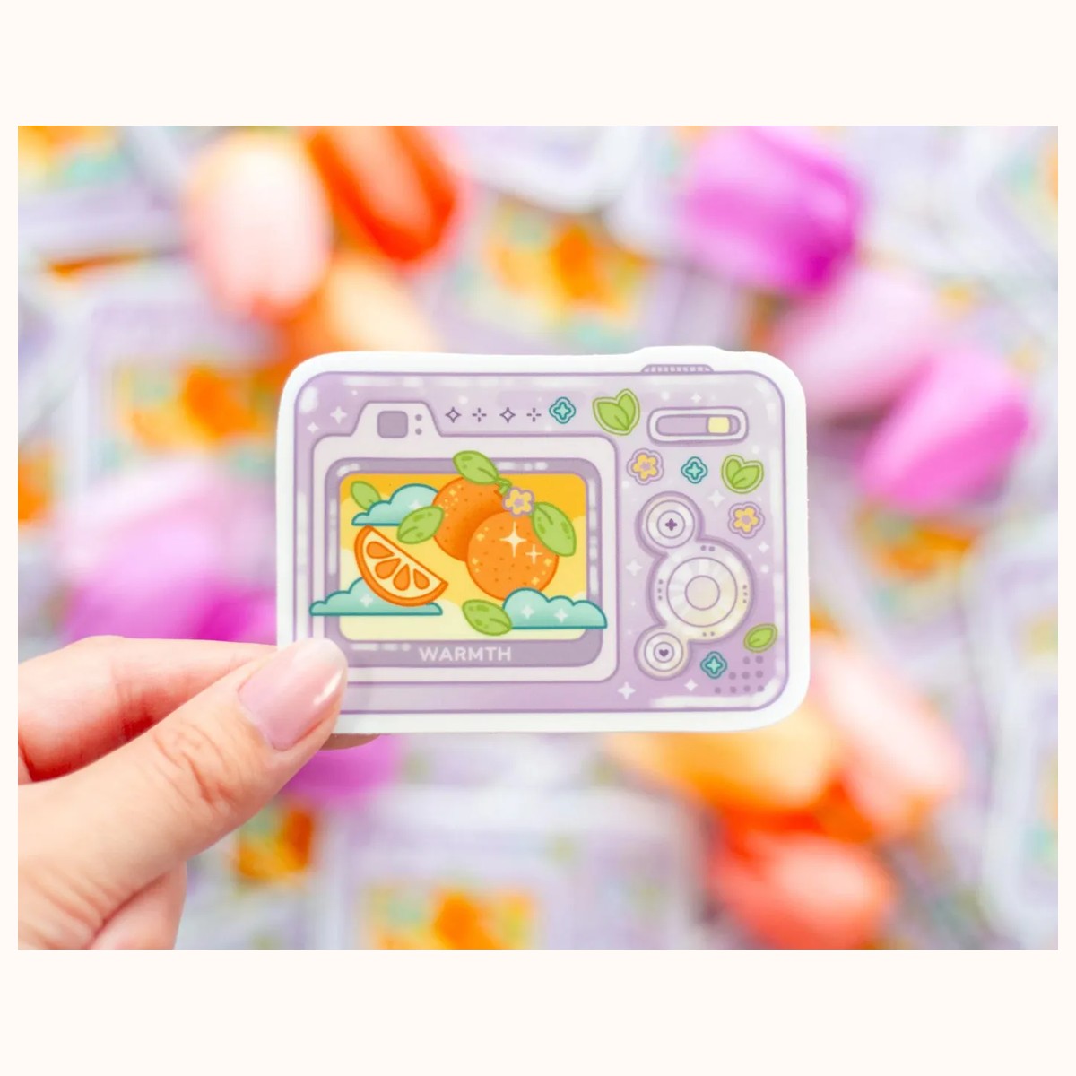 Digital Camera Cute Aesthetic Vinyl Sticker | Valentines Day Stickers, Kawaii Stickers, Planner, stickers from Farouk Book Store