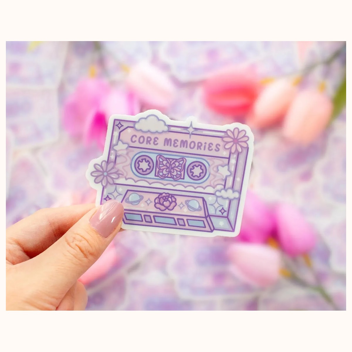 Magical Cassette Tape Aesthetic Cute Vinyl Sticker, stickers from Farouk Book Store