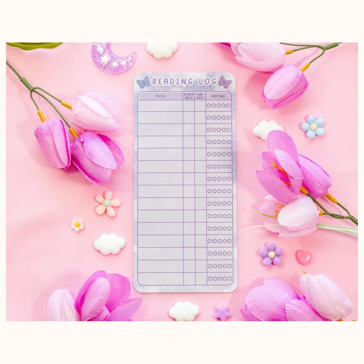 Magical Memories Reading Log Bookmark view 4