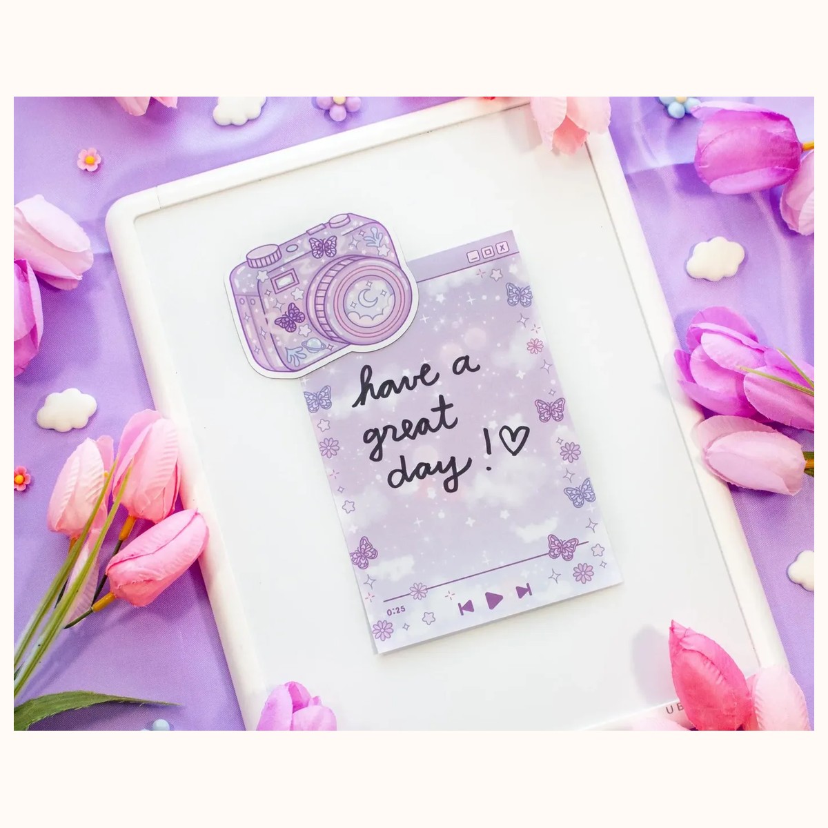 Magical Camera Cute Aesthetic Fridge Board Magnet view 2