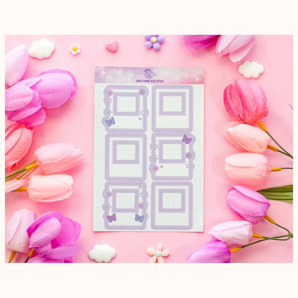 Magical Photo Frames Sticker Sheet | Planner Stickers, Kawaii Stickers, stickers from Farouk Book Store