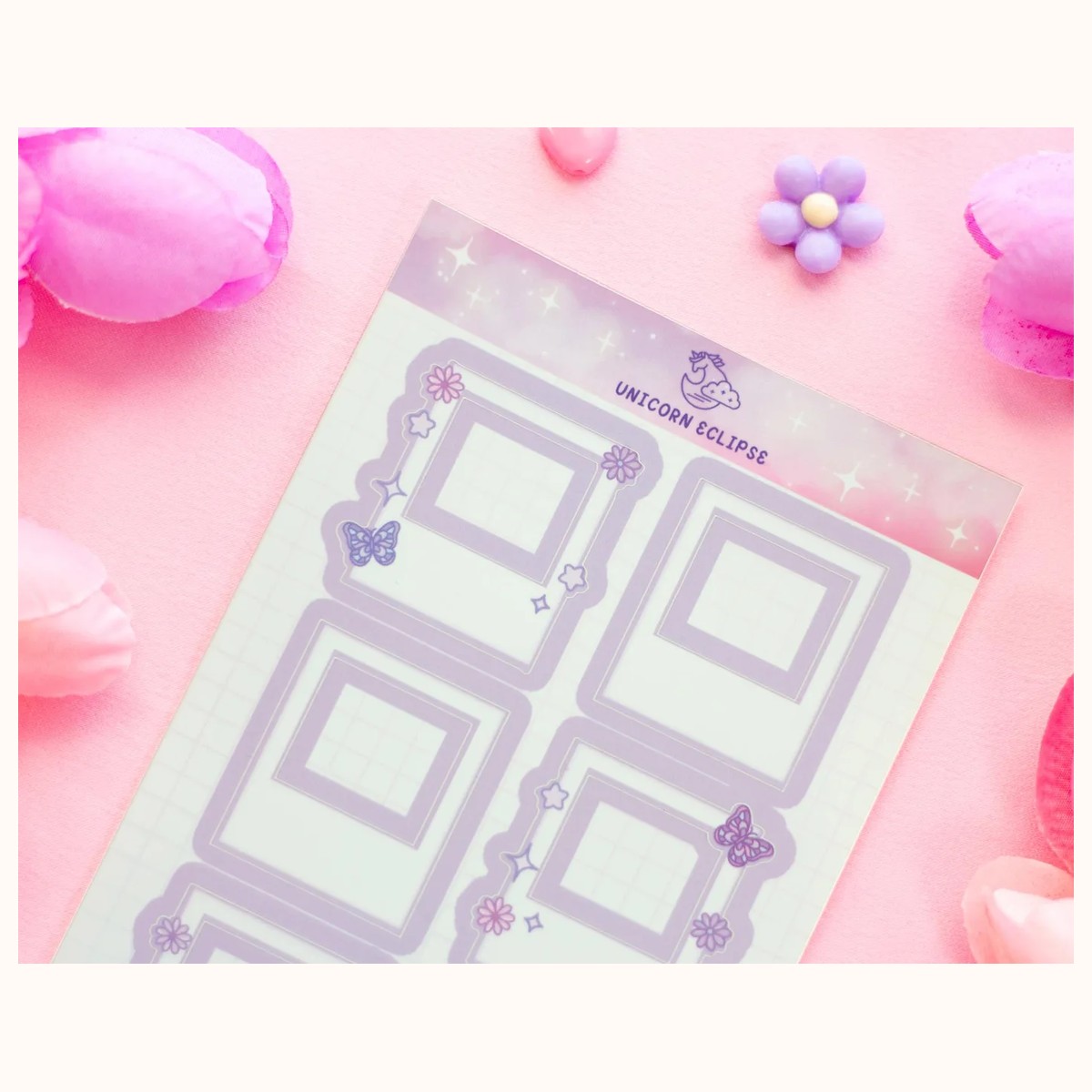 Magical Photo Frames Sticker Sheet | Planner Stickers, Kawaii Stickers view 2